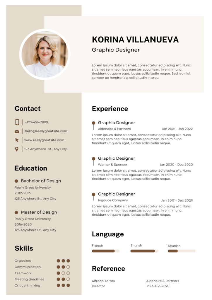 Download Test File & Bandwidth Speed Check Modern Profile Resume Template