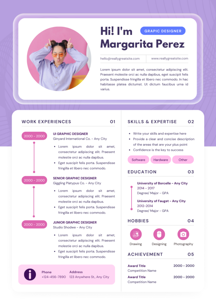 Download Test File & Bandwidth Speed Check Modern Profile Resume Template